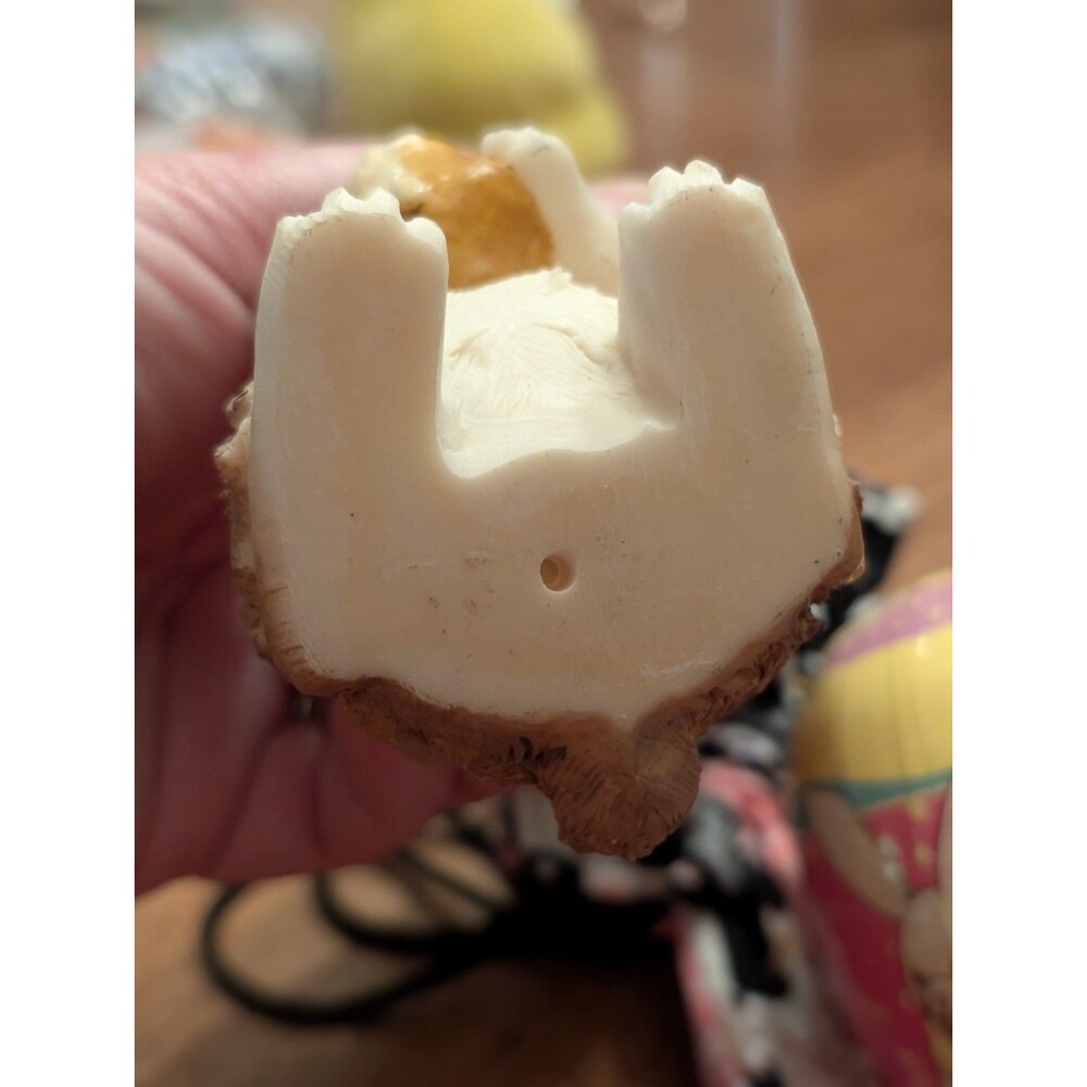 Spring Bunny Decor Bundle: Handcrafted Style Resin Rabbit, Traditional Paper... - Picture 5 of 10